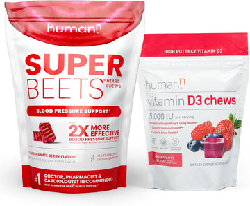 Humann Superbeets Heart Chews & D3 Chews