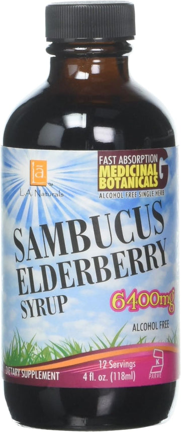 L A NATURALS Sambucus Syrup, 0.02 Pound