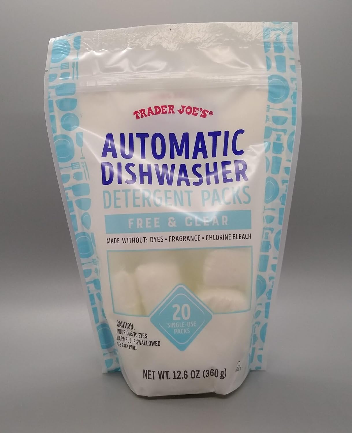 Trader Joe's Automatic Dishwashing Detergent 12.6 Oz (pack of 1)