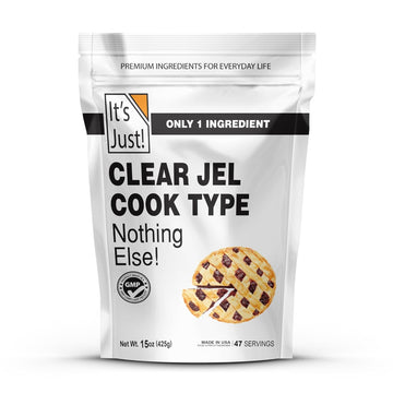 It'S Just - Clear Jel Cook Type, For Baking, Canning, Cooking, Pie Filling, Modified Food Starch, 15Oz, Product Of Usa