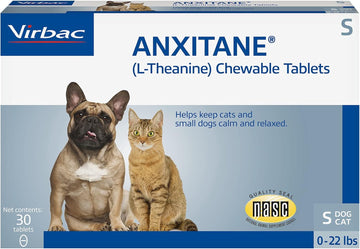 Virbac Anxitane Tablets, Small Dog/Cat, 50mg, 30 Count