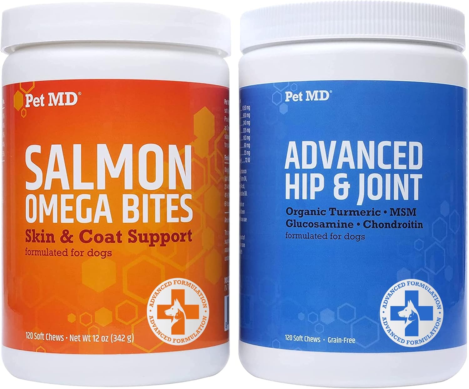 Pet Md Salmon Oil Omega 3 + Advanced Hip & Joint
