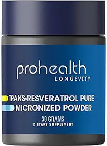 ProHealth Longevity, Trans-Resveratrol, Pure Micronized Powder, 30 g