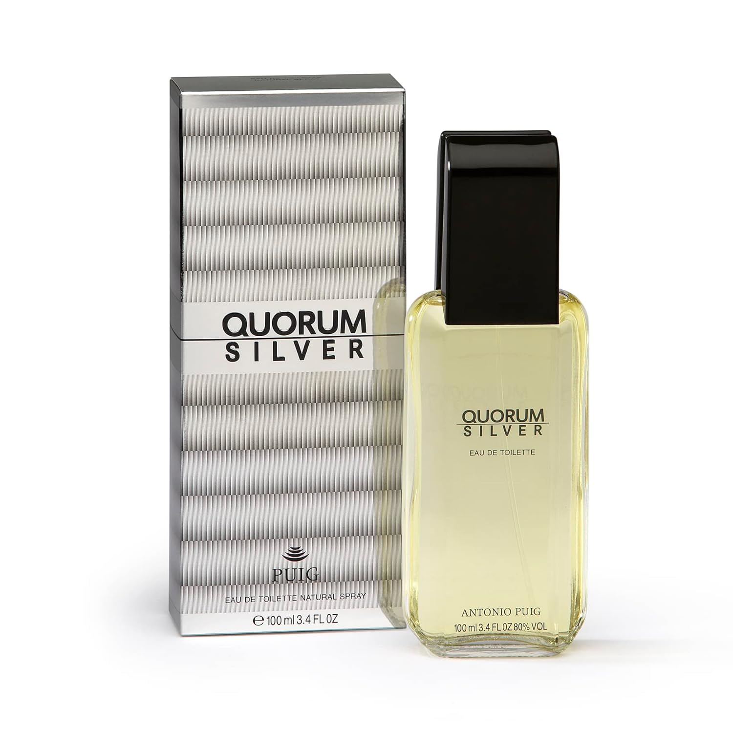 Quorum By Antonio Puig For Men - Classic, Woody Spicy Designer Cologne For Him - Cedar, Mandarin Orange And Pink Pepper Notes - Sophisticated And Portable Glass Bottle Design - 3.4 Oz Edt Spray : Beauty & Personal Care