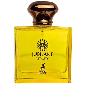 Maison Alhambra Jubilant Vitality – Citrus, Spicy, Green, Amber – Eau De Parfum Spray Long-Lasting Fragrance For Unisex, 3.4 Ounce / 100 Ml