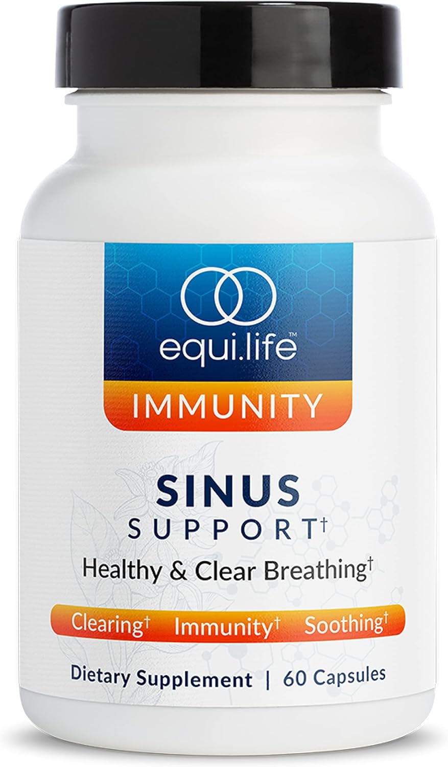 Equilife - Sinus Support, With Berberin & Licorice Root To Help Promote Nasal Congestion, Mucus Relief, And Sinus Relief, Rich With Antioxidants And Amino Acids, Gluten-Free (20 Servings)