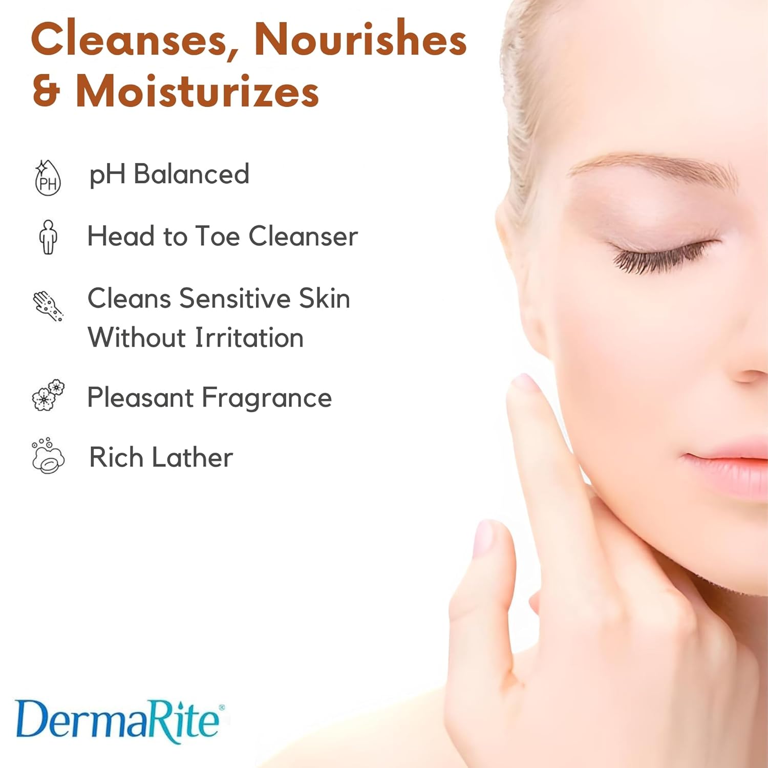 Dermavera Skin And Hair Cleanser - 1 Gallon - Enriched With Shea Butter, Ph Balanced, Rich Leather, Pleasant Fragrance, With Rich Moisturizers : Health Personal Care : Beauty & Personal Care