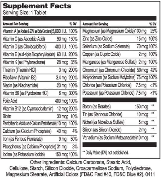 21st Century Therapeutic M Tablets, 130 tablets (3 pack)