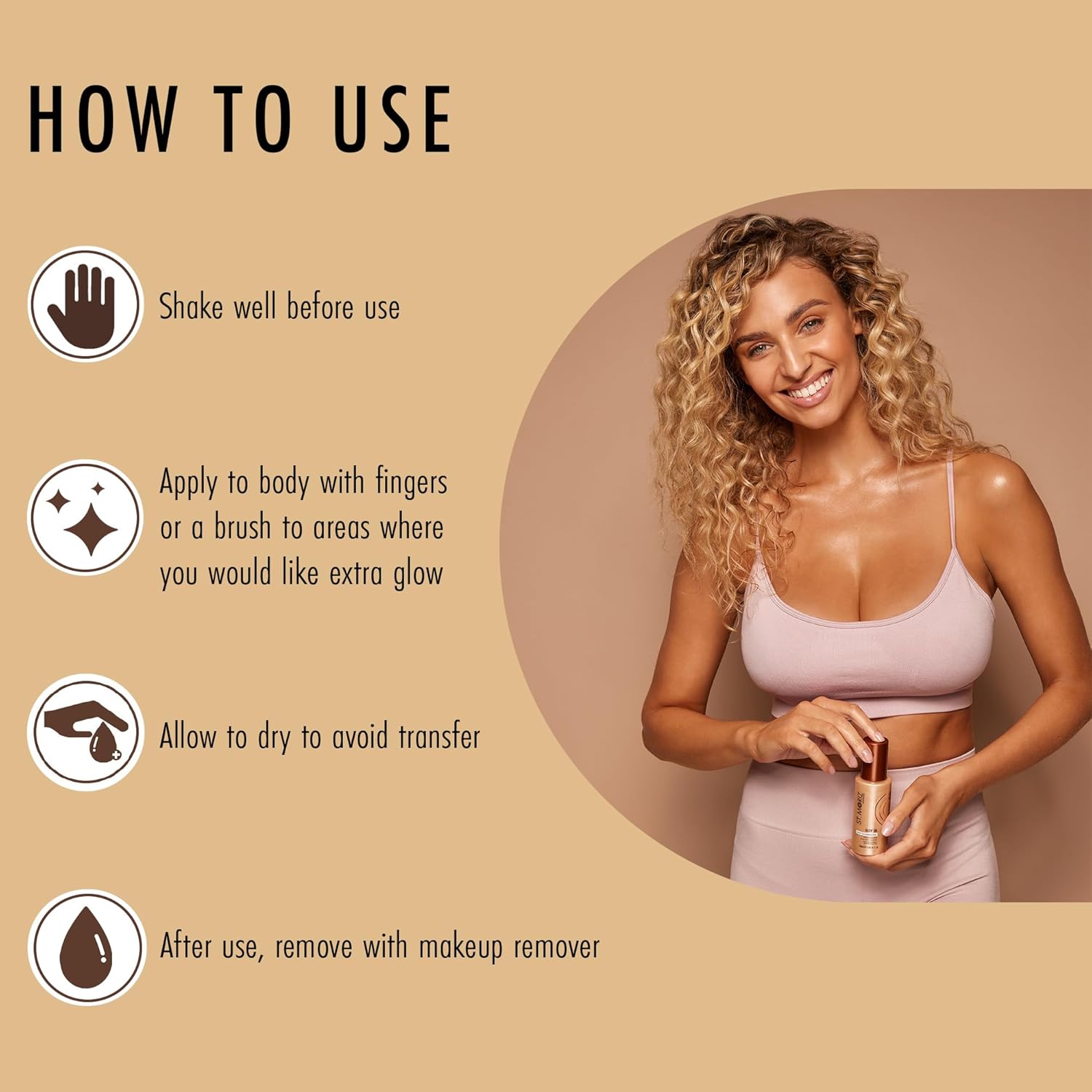 St Moriz Advanced Glow Body Oil | Body Illuminator for Instant Skin Radiance | Body Glow Enhancer | Shimmering Liquid Highlighter for Body | Compliments Your Tan | Vegan | Cruelty Free | 100ml : Amazon.co.uk: Beauty