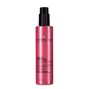 Pureology Smooth Perfection Lightweight Anti-Frizz Smoothing Lotion | Heat Styling Protection | Vegan