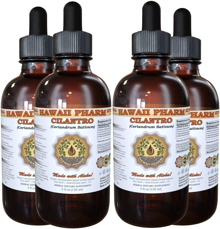 Hawaii Pharm Cilantro (Coriandrum Sativum) Liquid Extract 2 Oz : Grocery & Gourmet Food
