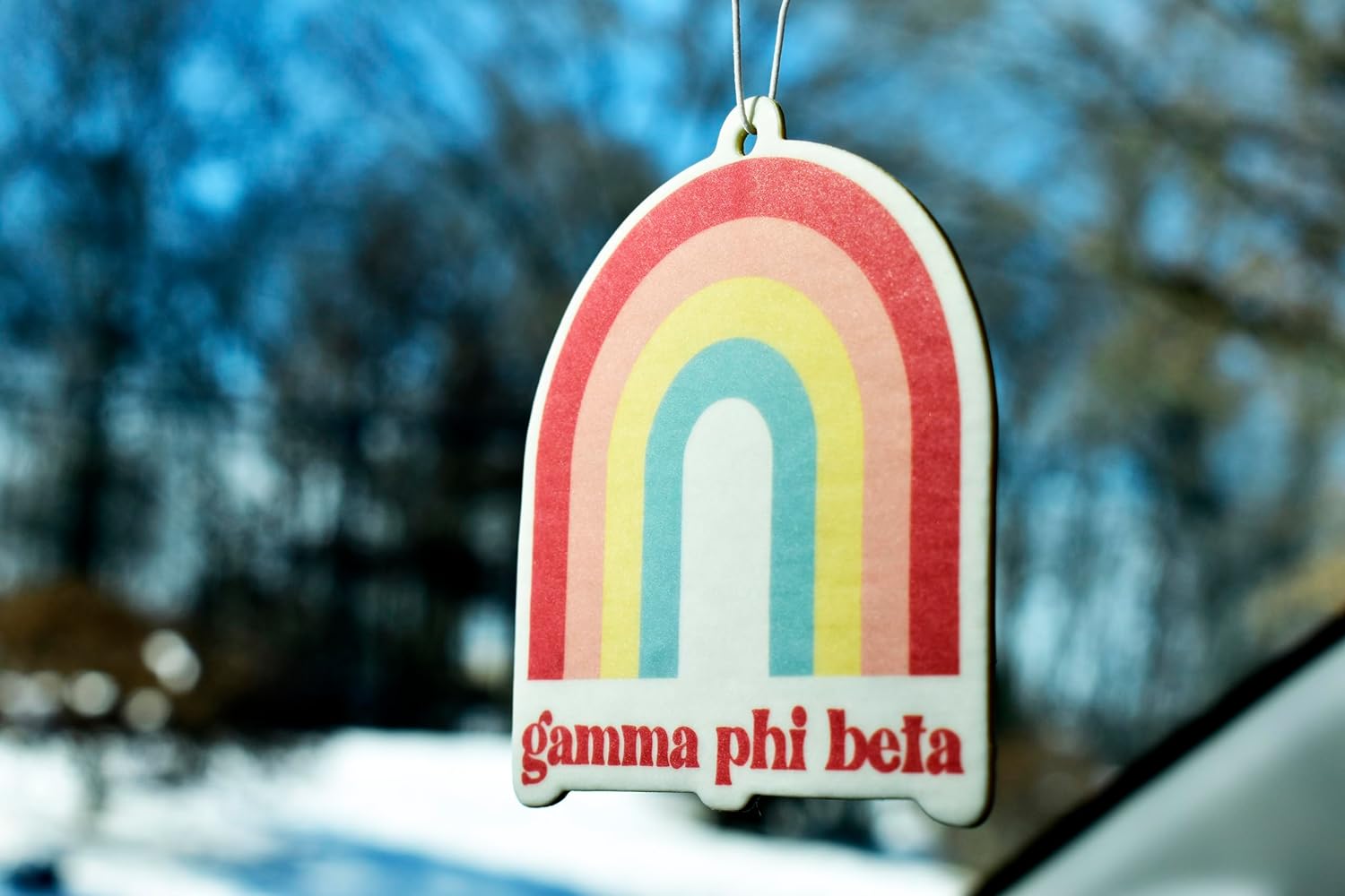 Gamma Phi Beta - Rainbow Air Freshener - 2/Pack - Flowers & Sunshine Scent : Health & Household