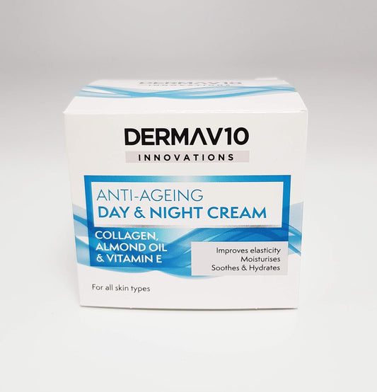 Derma V10 Innovation Collagen Day And Night Cream, 50 Ml (Pack Of 24),Daynightcollagen50Ml
