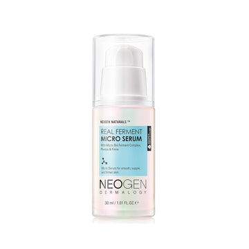 Neogen Dermalogy Real Ferment Micro Serum 1.01 Fl Oz (30 Ml) - Facial Serum With Naturally Fermented Ingredients (Rice) & Hyaluronic Acid For Hydrated, Brightened And Healthy Skin - Korean Skin Care