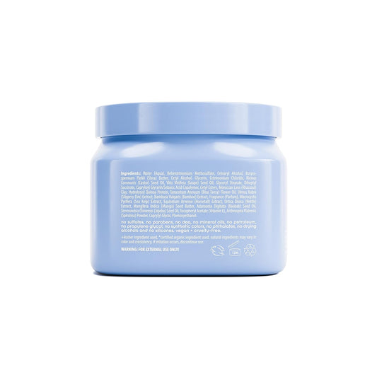 adwoa beauty Blue Tansy? ?Hair Mask with ??Mango Butter, Spirulina And Rhassoul Clay To Strengthen, Support Hair Growth ?And Length Retention For Kinky, Coily and Curly Hair