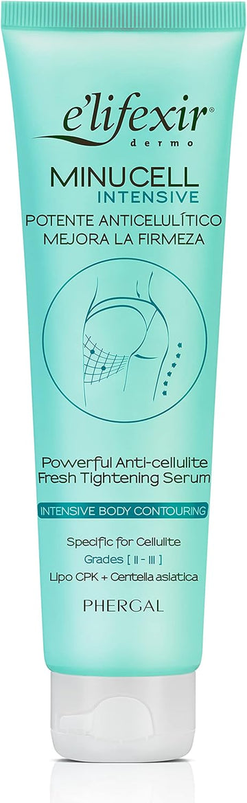 E'Lifexir Minucell Extreme Ultra Powerful Anti Cellulite Serum Draines And Tightens Reduces Cellulite Quick Absorption 150 Ml