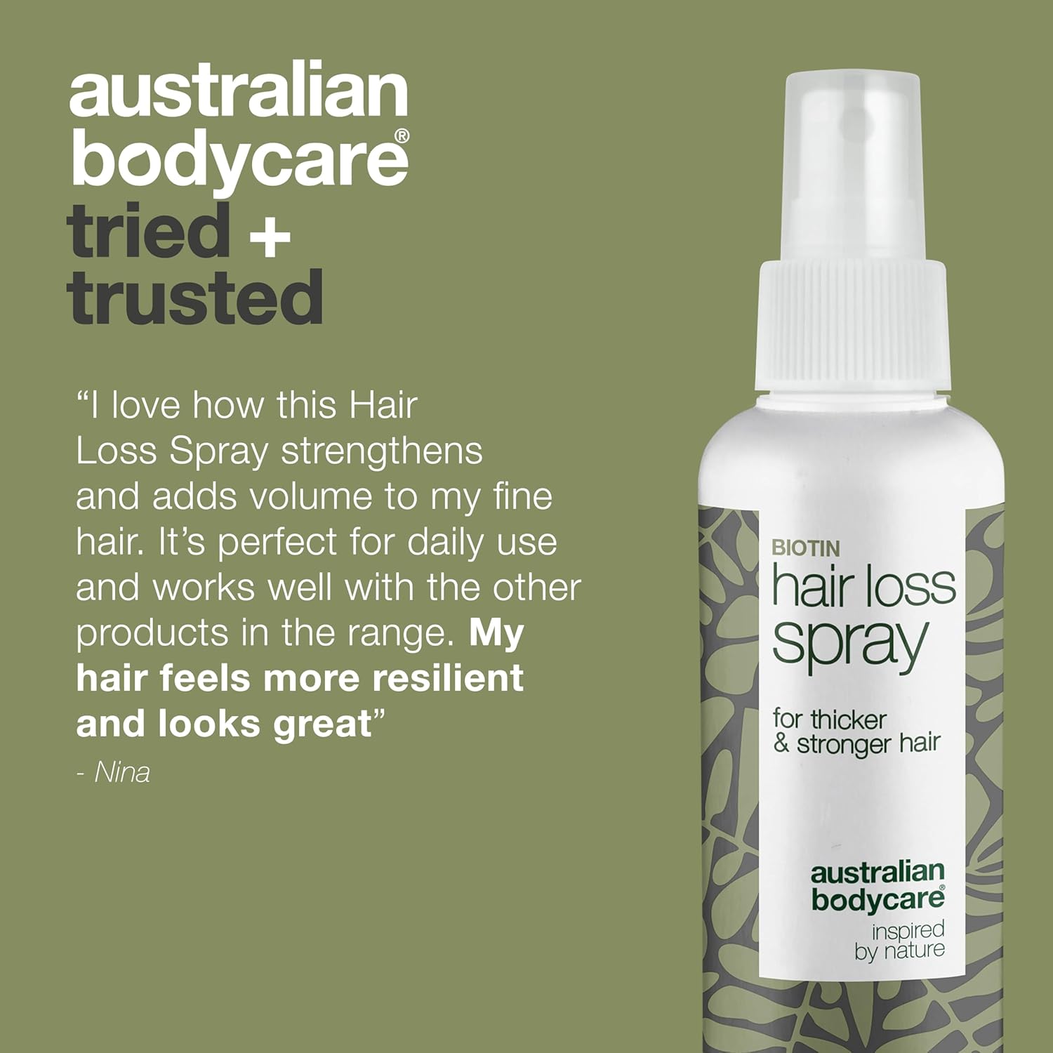 Hair Loss Spray For Women And Men 150Ml | The Spray Help Strengthen, Increase Volume, And Protect The Hair. Helps Improve The Quality Of Your Hair And Prevents Breakage | With Caffeine