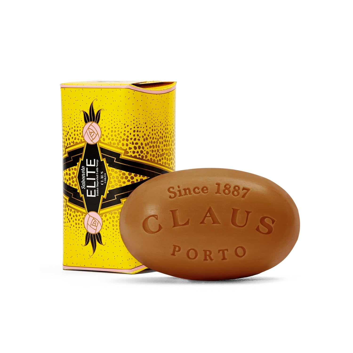 Claus Porto - Elite Tonka Imperial Body Soap For Men + Women | Sensuous, Cleansing, Nourishing | Handcrafted, Aromatic, Warm, Woody (150G | 5.3 Oz) : Beauty & Personal Care