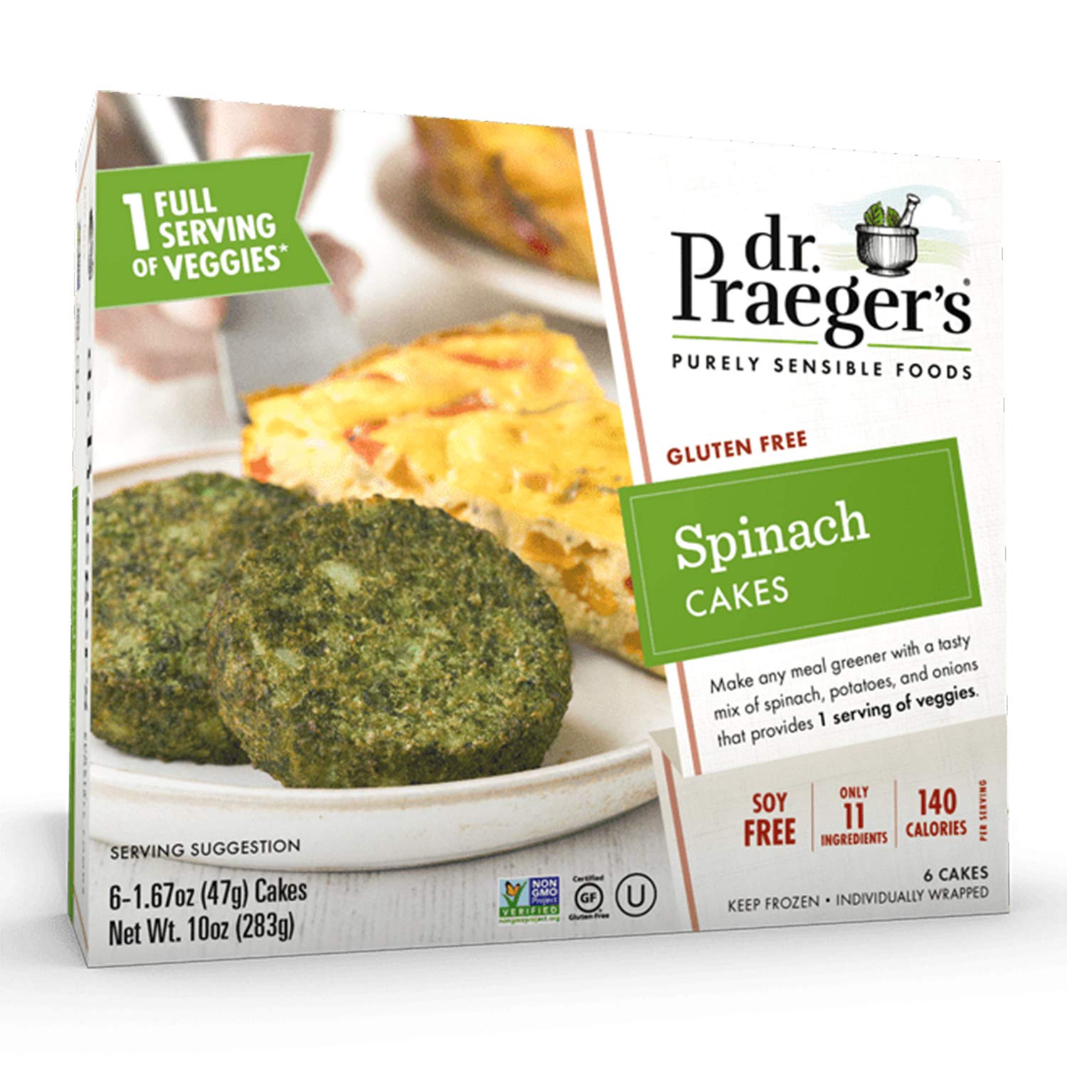Dr. Praeger's, Spinach Cakes, 10 Ounce