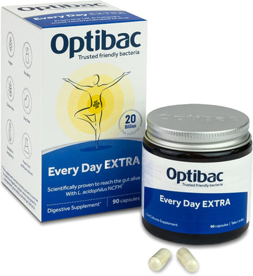 Optibac For Every Day Extra - Vegan 20 Billion Cfu Multi-Strain - 90 Capsules