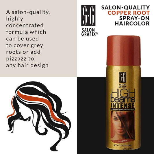 Salon Grafix High Beams Intense Temporary Spray - Popstar Pink For Unisex - 2.7 Oz Hair Color
