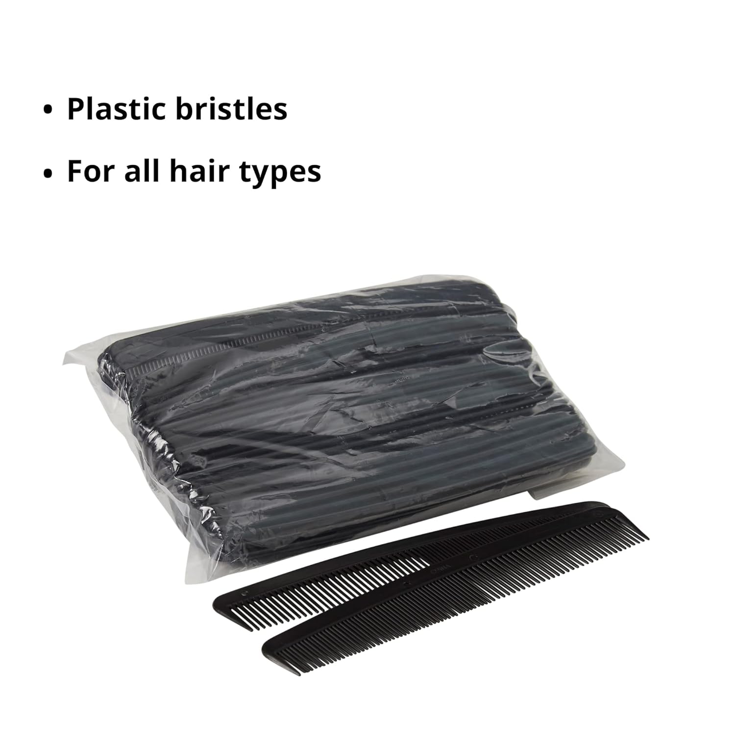 McKesson Plastic Hair Comb, Single Patient Use, Black, 7 in, 36 Count : Health And Personal Care : Beauty & Personal Care