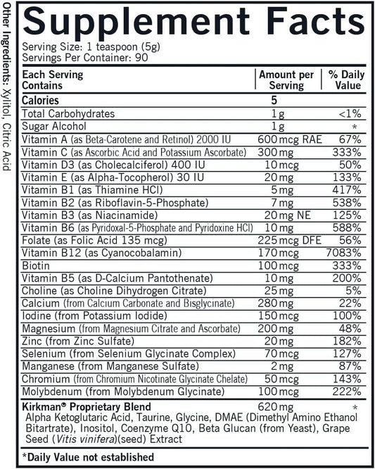 Kirkman Spectrum Complete Ii Powder - Hypoallergenic - 454 Gm/16 Oz