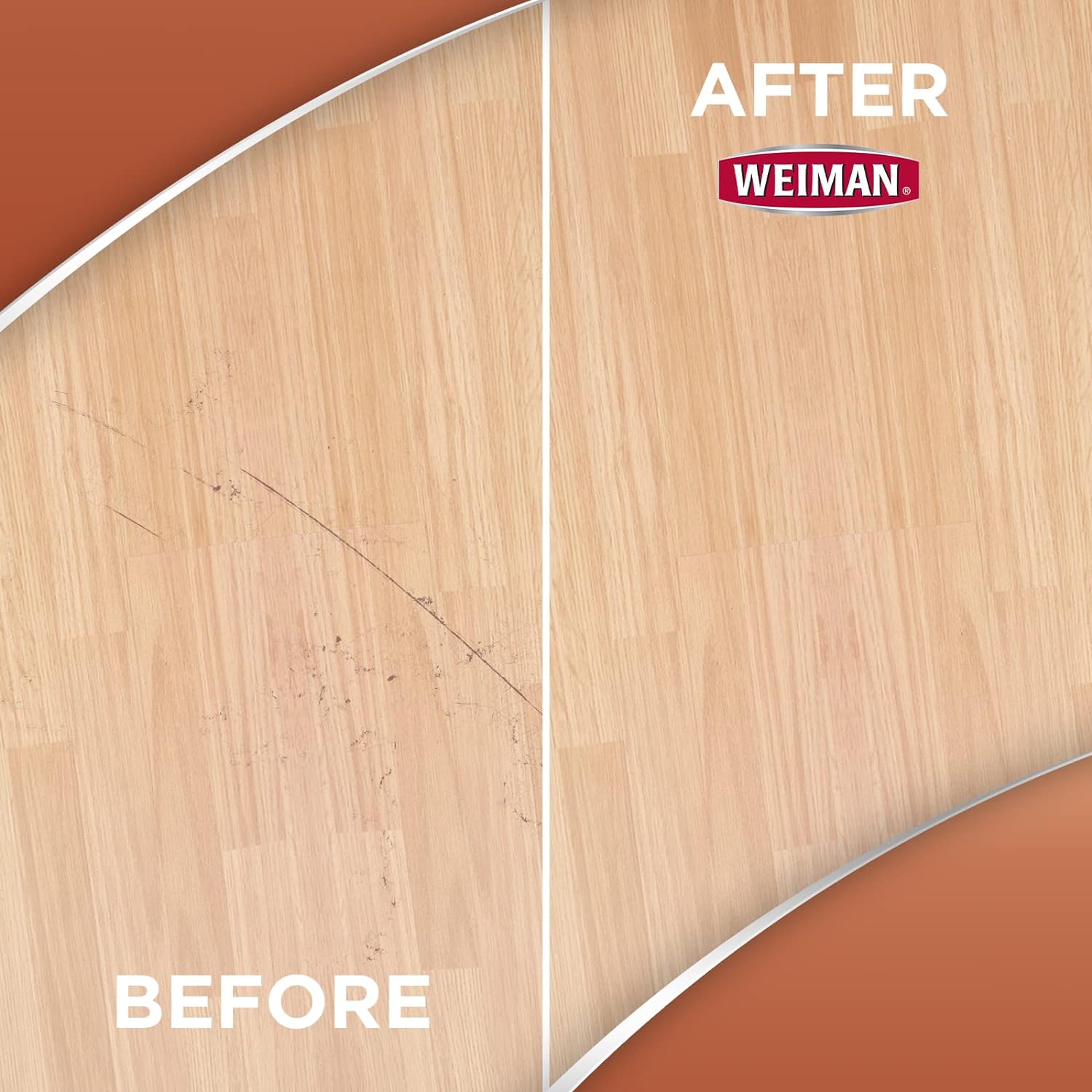 Weiman Wood Floor Polish and Restorer - 32 Ounce - High-Traffic Hardwood Floor, Natural Shine, Removes Scratches, Leaves Protective Layer, Packaging May Vary : Health & Household