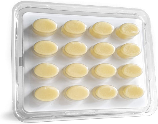 Bezwecken E.P. Ovals – 16 Oval Suppositories - Professionally Formulated To Alleviate Vaginal Dryness In Menopausal Women - Unique Blend Of Progesterone & Estriol - Natural Vaginal Lubrication