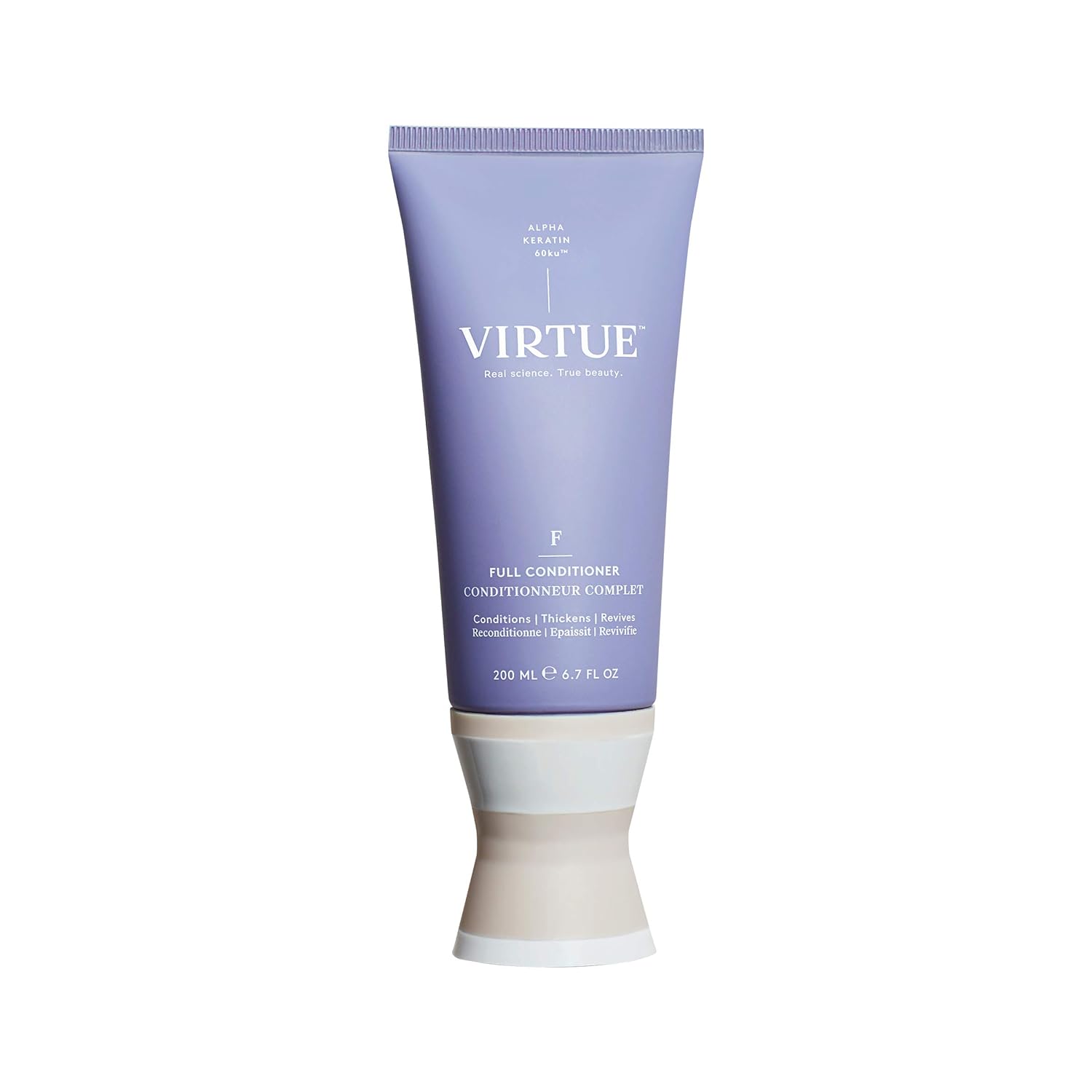 VIRTUE Full Conditioner 6.7 FL OZ | Alpha Keratin Thickens, Volumizes Hair | Sulfate Free, Paraben Free, Color Safe, Vegan