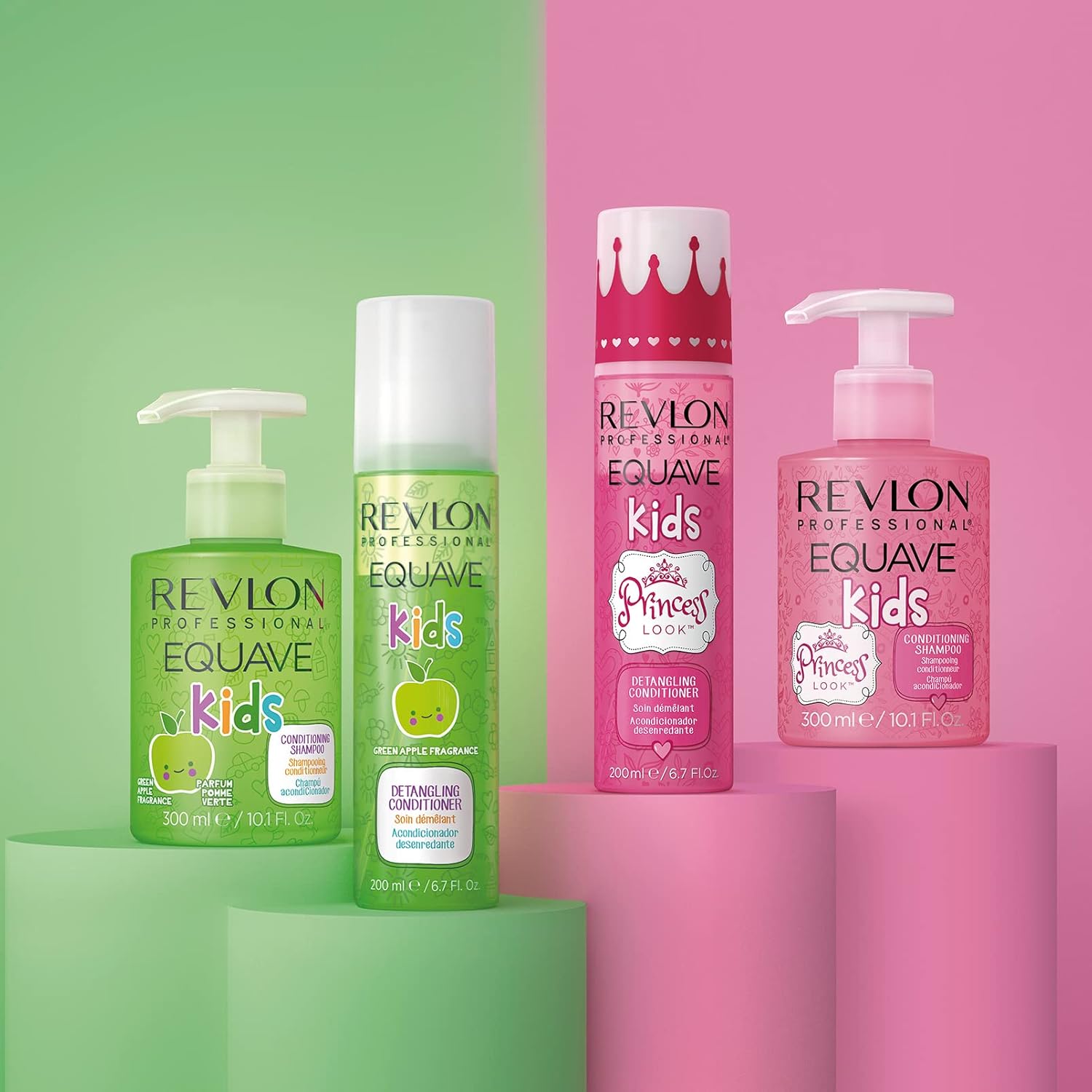 Revlon Professional Equave Kids Conditioning Shampoo, Sulphate-Free Shampoo For Kids, Green Apple Fragrance (300ml) : Amazon.co.uk: Beauty