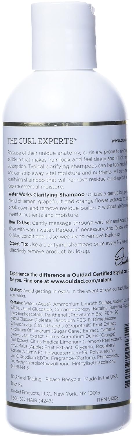 Ouidad Water Works Clarifying Shampoo, 8.5 Fl Oz