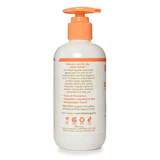 Little Twig® Baby Wash, Natural Plant Derived Formula, Tangerine, 8.5 Fl Oz