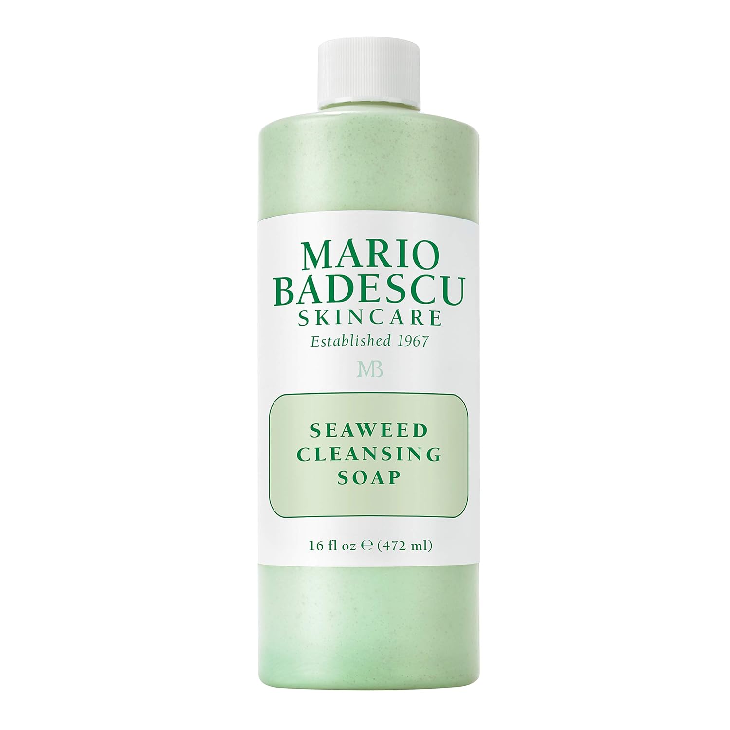 Mario Badescu Seaweed Cleansing Soap For All Skin Types |Creamy Cleanser That Gently Exfoliates |Formulated With Seaweed Grains & Bladderwrack Extract