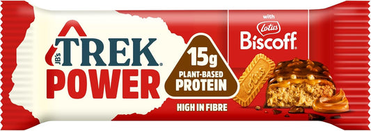 Jb'S Trek Protein Power Bar Biscoff - Plant Based - Vegan Snack - 55G X 16 Bars