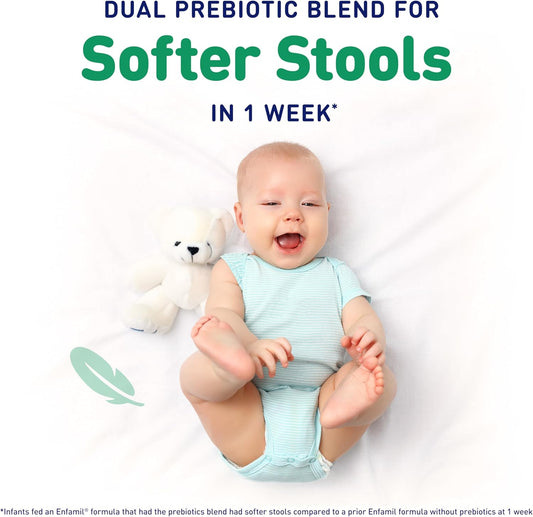 Enfamil Reguline Baby Formula, Milk-Based Infant Nutrition, Dual Prebiotics For Soft, Comfortable Stools Within 1 Week Of Use, Omega-3 Dha For Immune Support, Reusable Powder Tub, 78 Oz?