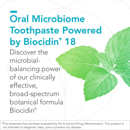 Biocidin Dentalcidin Oral Microbiome Toothpaste (3 Oz) Lsf Mouth Rinse (1 Oz) & Oral Probiotic (30 Tablets) - Help Fight Biofilms & Support Fresh Breath, Healthy Gums & Teeth (3 Products)