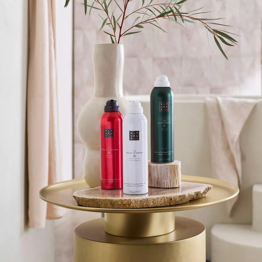 Rituals Shower Foam Trio The Ritual Of Sakura, The Ritual Of Ayurveda, & The Ritual Of Jing - Foaming Shower Gel Trio Value Pack - 3 X 200Ml