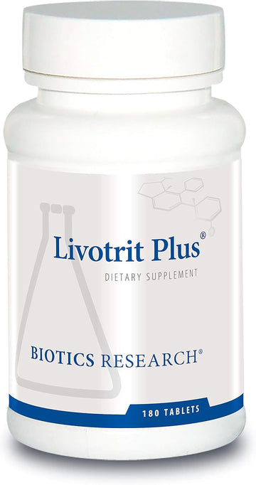 Biotics Research Livotrit Plus Liver Cleanse And Detox Support Supplement Natural Non Gmo Herbal Blend With Milk Thistle 180 Tablet