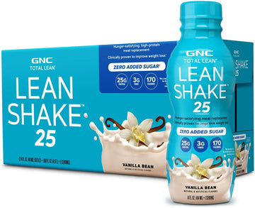 Gnc Total Lean Lean Shake With 25G Of Protein In Just 170 Calories, Vanilla Bean 12 Servings