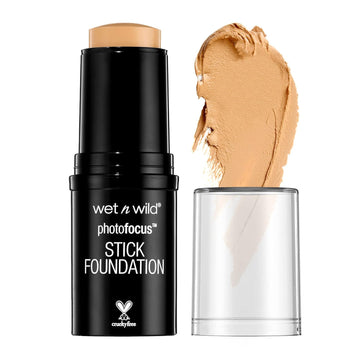 Wet N Wild Photo Focus Matte Foundation Stick Makeup, Classic Ivory | Vegan & Cruelty-Free