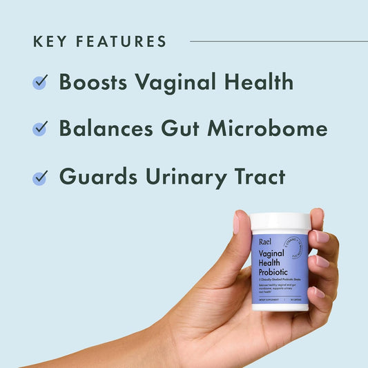 Rael Probiotics For Women - Supplements, Digestive Enzymes, Prebiotics, Ph Balance, Vaginal Odor & Flora, Urinary Tract & Gut Health (30 Day Supply)