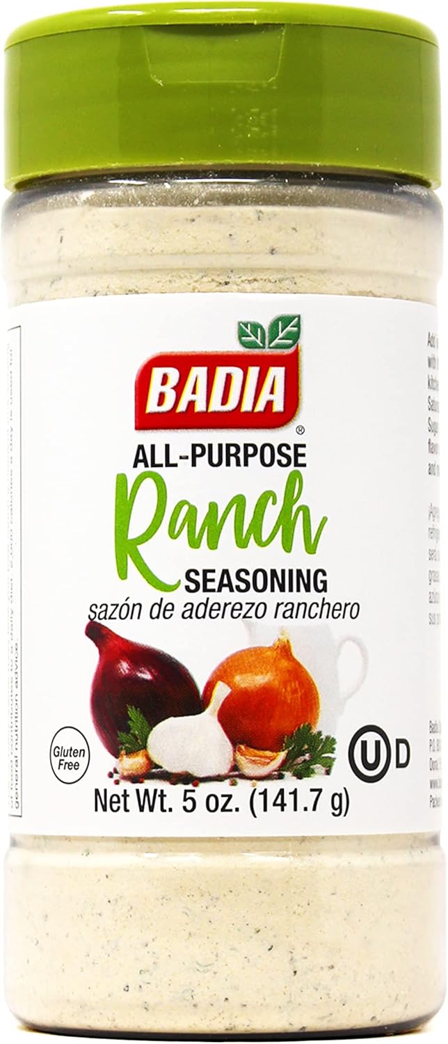Badia Ranch Seasoning All Purpose/Sazon Ranchero Kosher 5Oz