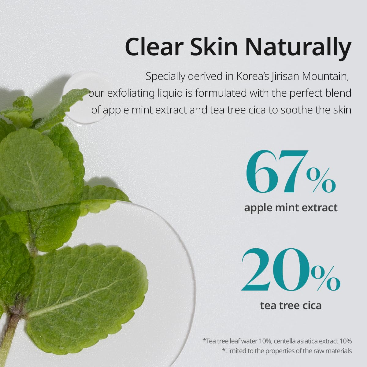 Goodal Apple Mint Aha Bha Exfoliating Serum, 2.5% Aha, 0.5% Bha Salicylic Acid For Blackheads Enlarged Pores Wrinkles And Fine Lines Face Exfoliators, 18 Free Formula, 1.69 Fl. Oz. : Beauty & Personal Care