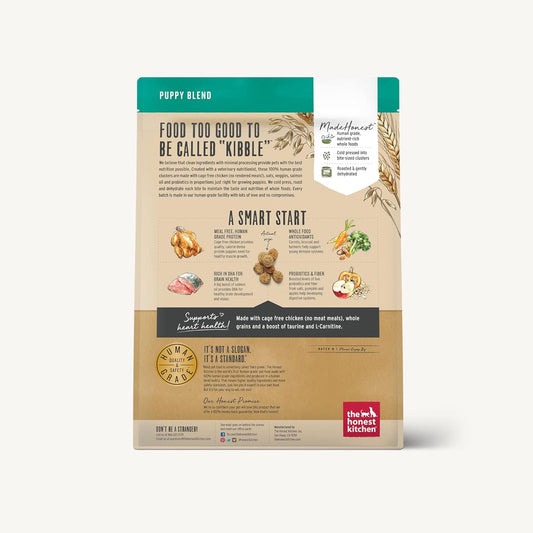 The Honest Kitchen Whole Food Clusters Puppy Whole Grain Chicken Dry Dog Food, 4 Lb Bag