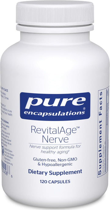 Pure Encapsulations Revita-Age Nerve | Hypoallergenic Supplement For Enhanced Cardiovascular, Metabolic And Neurocognitive Support | 120 Capsules