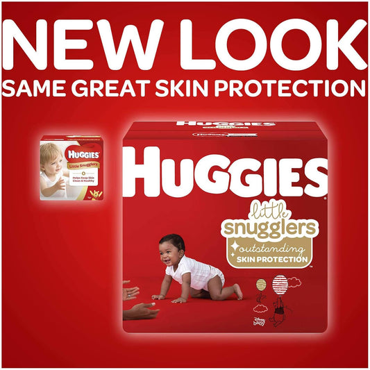 Huggies Little Snugglers Baby Diapers, Size 3, 26 Ct