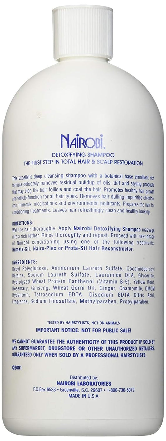 Detoxifying Shampoo By Nairobi For Unisex - 32 Oz Shampoo