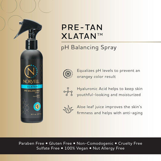 Norvell Pre Sunless Tanning Xlatan Ph Balancing Spray For Use W/Self Tanner, 8 Fl.Oz