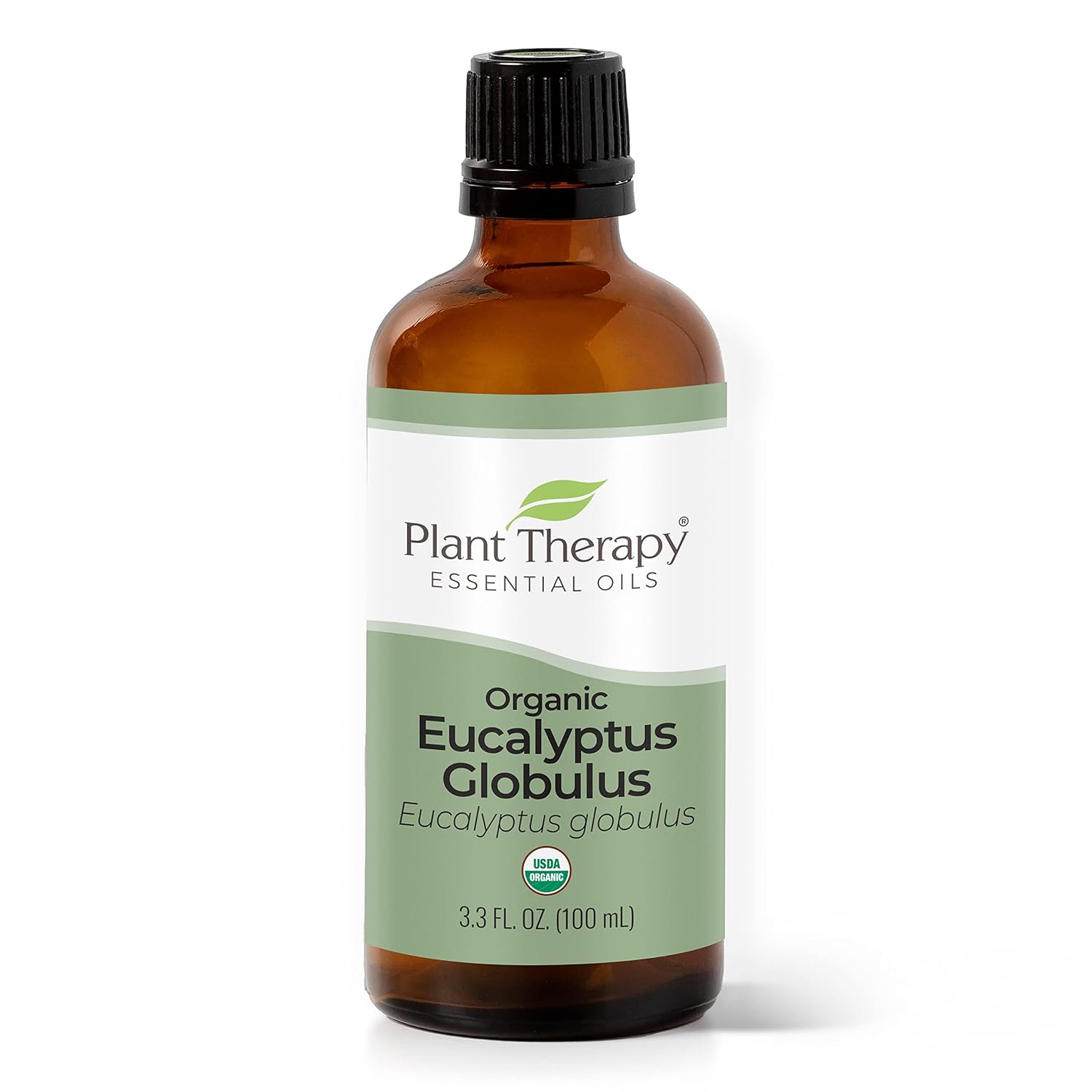 Plant Therapy Organic Eucalyptus Globulus Essential Oils 100% Pure, Usda Certified Organic, Undiluted, Natural Aromatherapy, Therapeutic Grade 100 Ml (3.3 Oz)